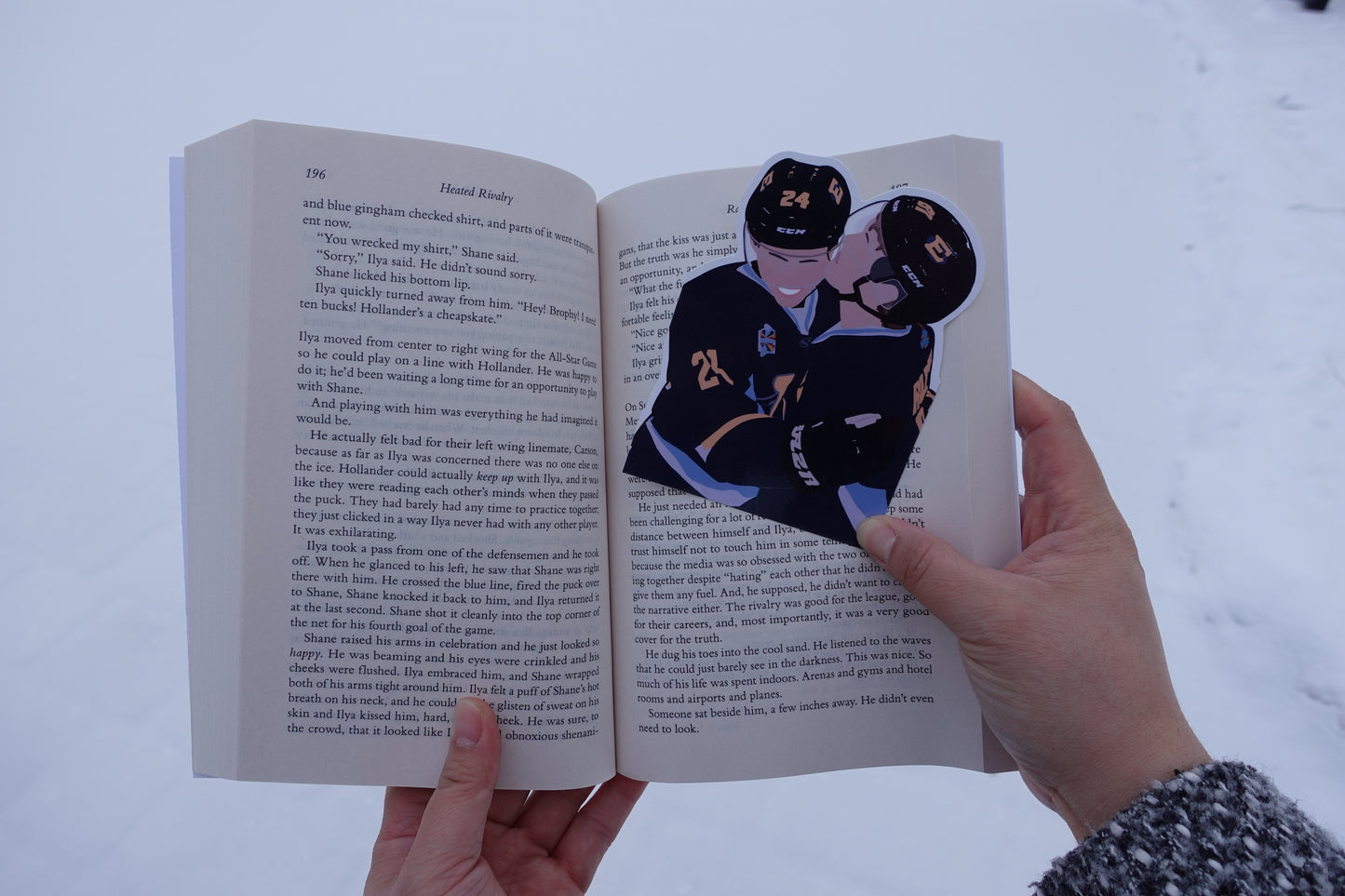 All-Star Weekend Bookmark | Heated Rivalry Inspired