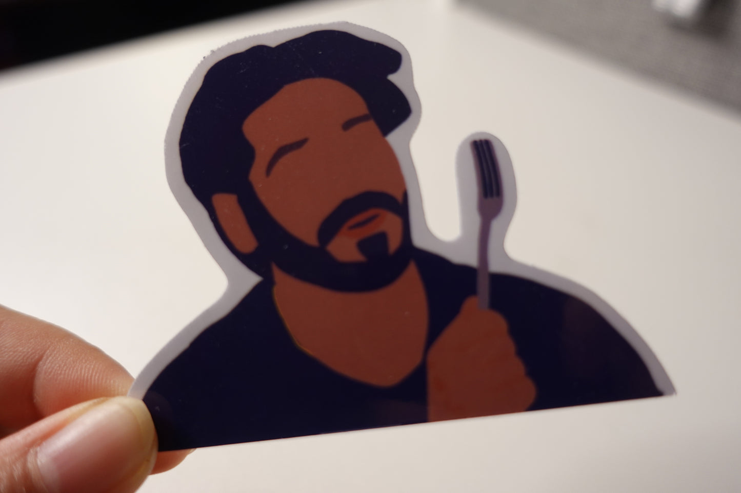 The Fork in Question Sticker | The Bear Inspired